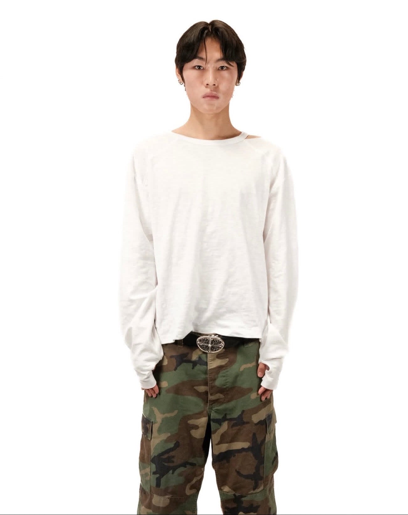 Slub Vented Long Sleeve