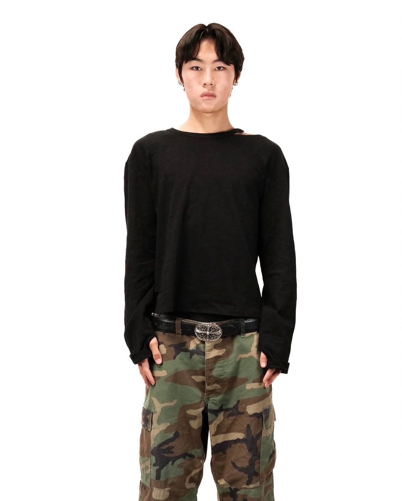 Slub Vented Long Sleeve