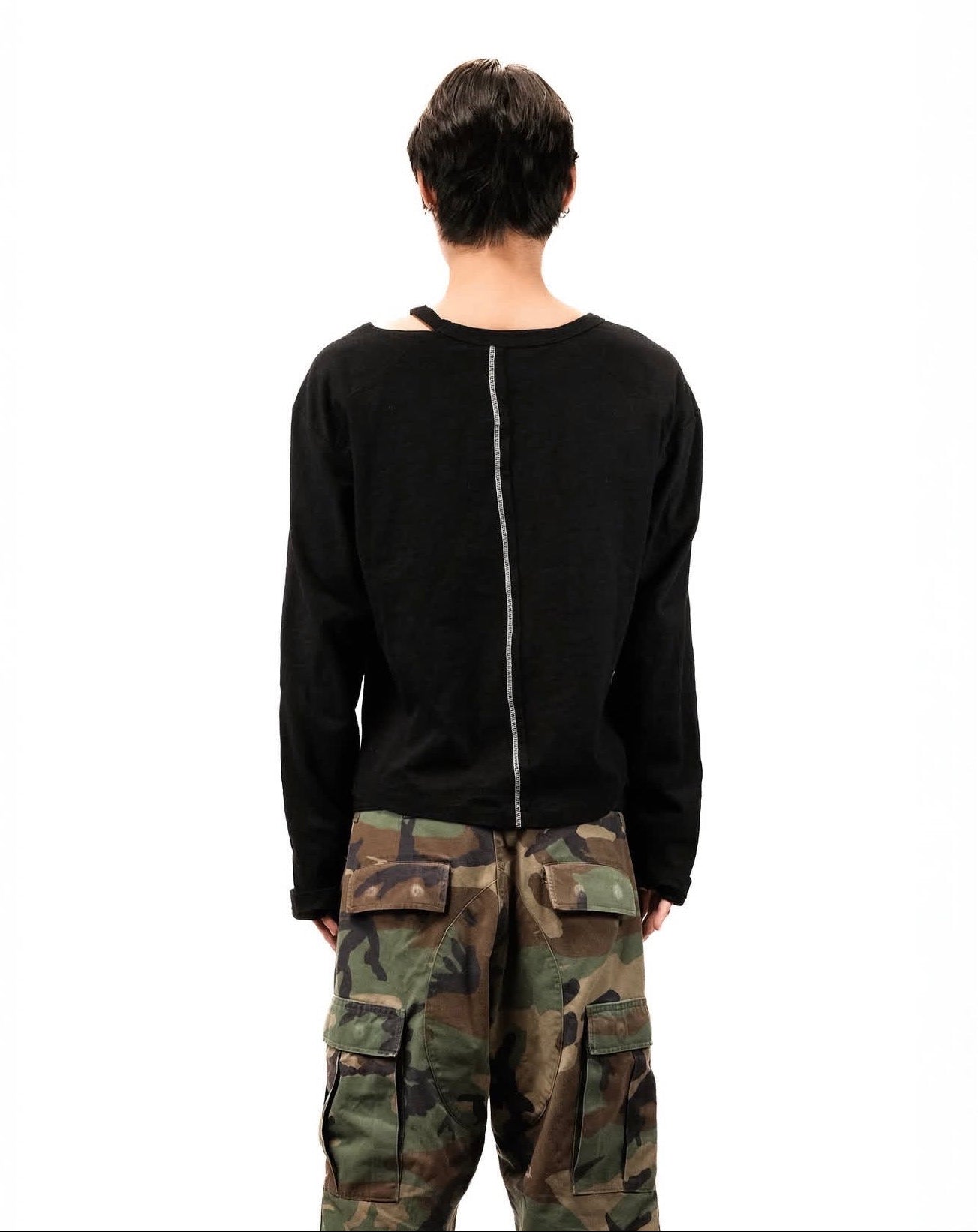 Slub Vented Long Sleeve